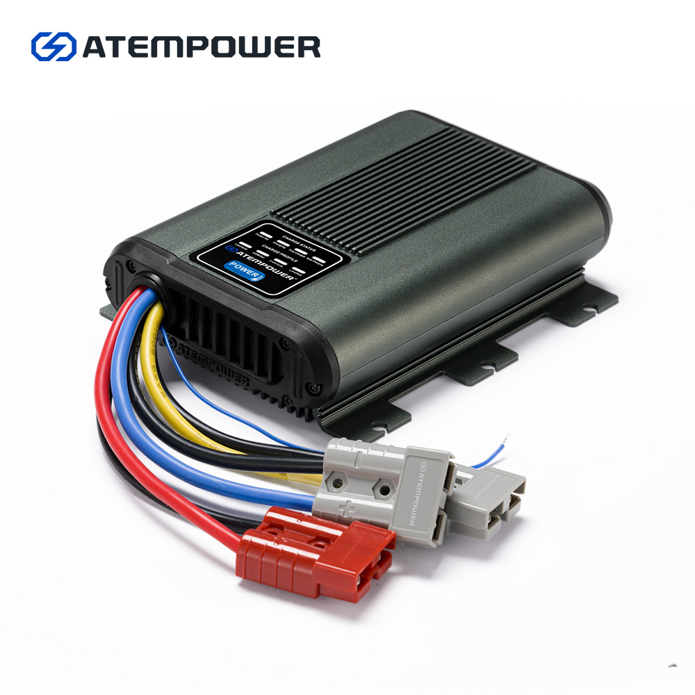 ATEM POWER 25A 12V Built-in MPPT Solar Dual Battery System 4wd Car DC to DC Battery Charger